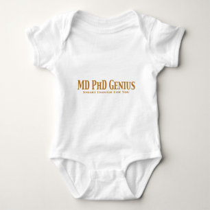 MD PhD Genius Gifts Romper