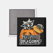 MD Pompoen Dragon Logo Magnet (Voorkant / Achterkant)