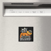 MD Pompoen Dragon Logo Magnet (Insitu (Vaatwasser))