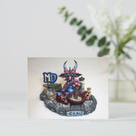 MD Potion Dragon Briefkaart (Staand voorkant)