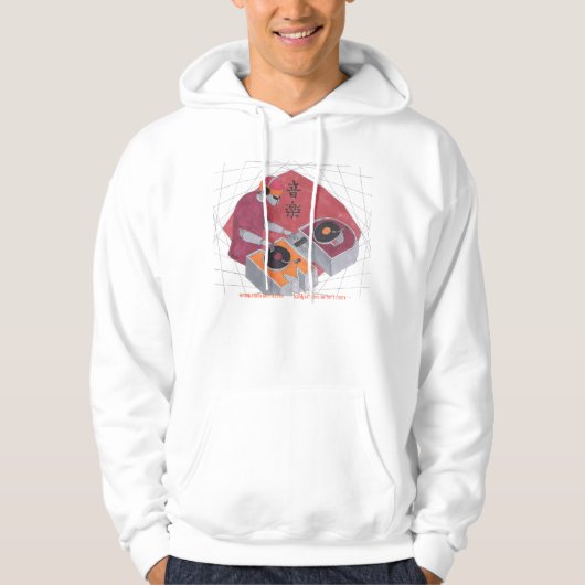 MD Robo-DJ Hoodie (Voorkant)