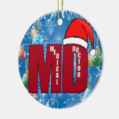 MD SANTA CHRISTMAS ORNAM MEDISCHE ARTS KERAMISCH ORNAMENT (Links)