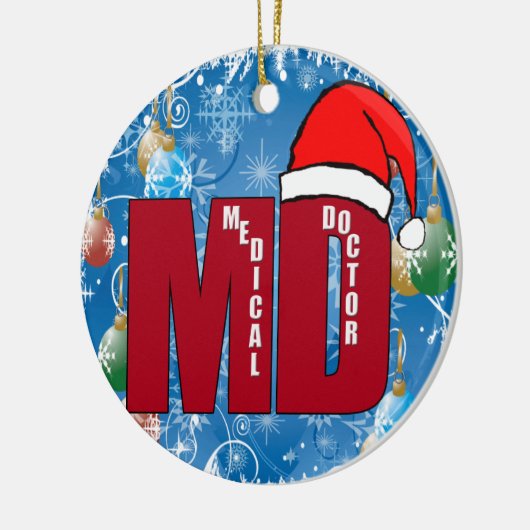MD SANTA CHRISTMAS ORNAM MEDISCHE ARTS KERAMISCH ORNAMENT (Links)
