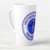 MD Specialty Caduceus Anesthesiologie Latte Mok (Linkerhoek)