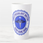 MD Specialty Caduceus Anesthesiologie Latte Mok (Voorkant)