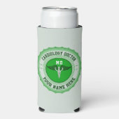 MD Specialty Caduceus Cardiology Seltzer Blikjeskoeler (Seltzer Voorkant)
