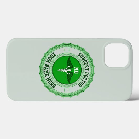  MD Specialty Caduceus Chirurg Case-Mate iPhone Case (Achterkant (horizontaal))