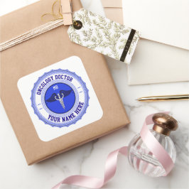  MD Specialty Caduceus Oncologie Vierkante Sticker