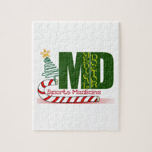 MD SPORTGENEESMIDDELEN CHRISTMAS MEDISCHE ARTS LEGPUZZEL