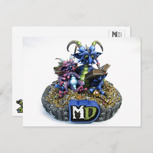 MD Storytime Dragons Briefkaart (Voorkant / Achterkant)
