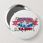 Md voor iedereen! ronde button 4,0 cm (Voorkant /achterkant)