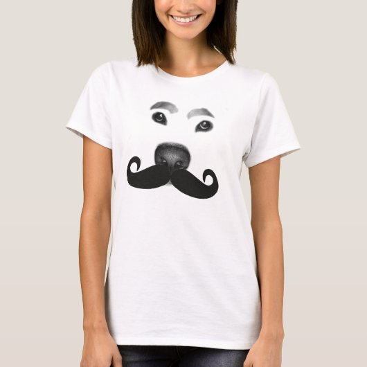 MDD "Dog Mustache" T-Shirt (Voorkant)