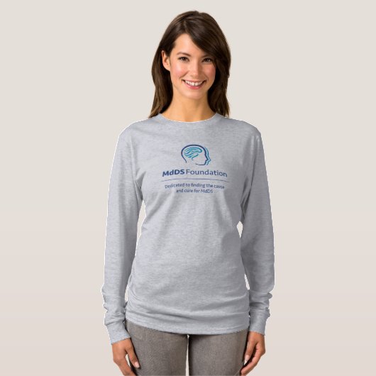MdDS Awareness Basic Long-hoeve T-Shirt (Voorkant volledig)