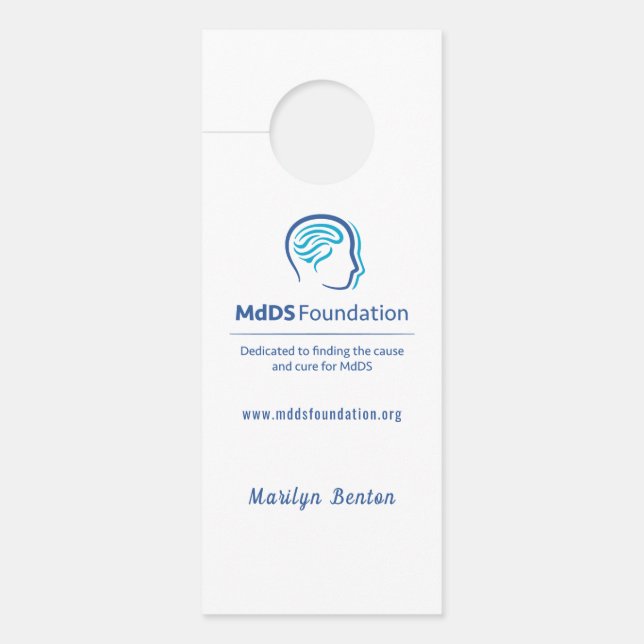 MdDS Awareness Door Hanger (Voorkant)