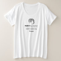 MdDS Awareness Plus-Size 3/4 Sleeve Raglan T-Shirt
