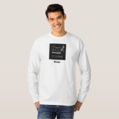MdDS-Mannen voor bewustmaking met lange hoes (T-Sh T-shirt (Voorkant volledig)