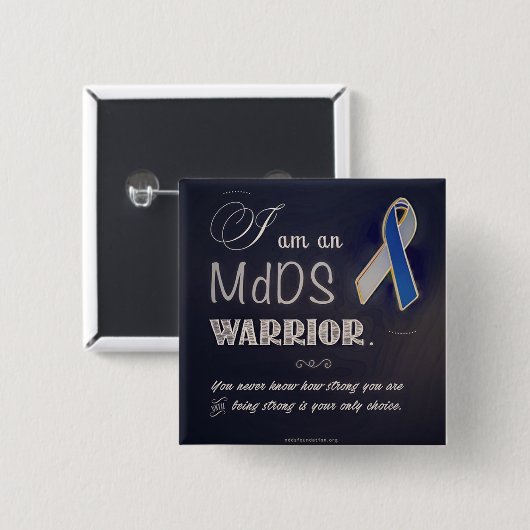 MdDS Warrior Button (Voorkant /achterkant)