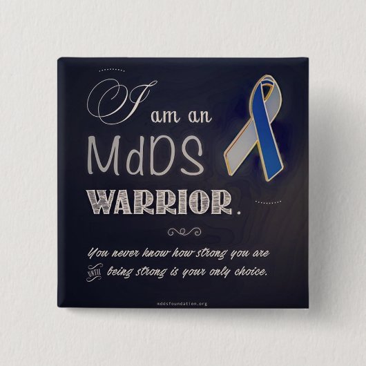 MdDS Warrior Button (Voorkant)