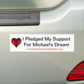 MDF-Bumpersticker Bumpersticker (Op auto)