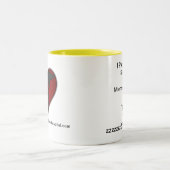 MDF-Mok Tweekleurige Koffiemok (Center)