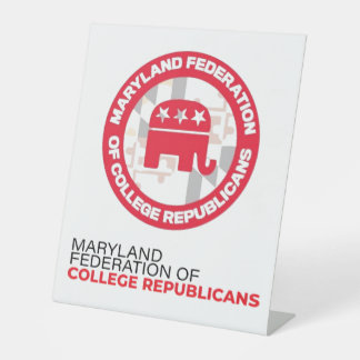 MDFCR-tabel Poster Reclamebord Met Voetstuk