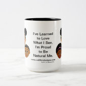 MDillon Design "Ik ben trots om mij te zijn" Tweekleurige Koffiemok (Center)