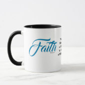 MDILLONDESIGNS.COM cadeaus #FAITH Schrift Mok (Links)
