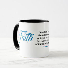 MDILLONDESIGNS.COM cadeaus #FAITH Schrift Mok