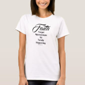 MDILLONDESIGNS.COM cadeaus #FAITH T-shirt (Voorkant)