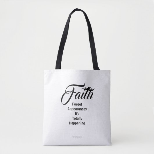 MDILLONDESIGNS.COM cadeaus #FAITH Tote Bag (Voorkant)