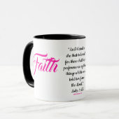 MDILLONDESIGNS.COM Vrouw van #FAITH Mokken (Voorkant links)