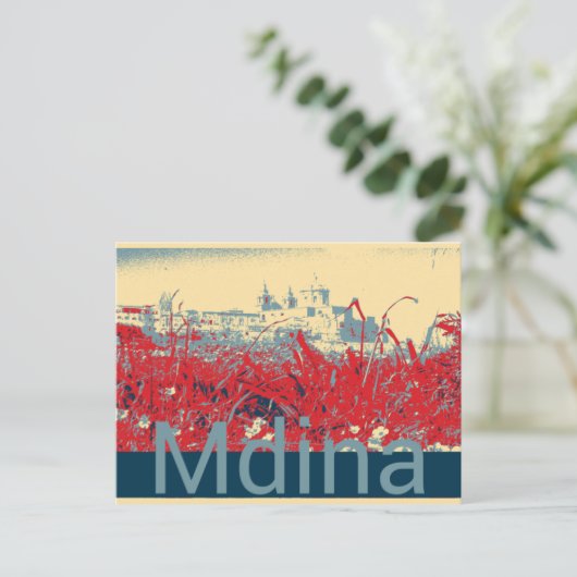 Mdina Briefkaart (Staand voorkant)
