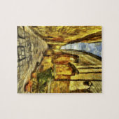 Mdina Street Malta Van Gogh Legpuzzel (Horizontaal)