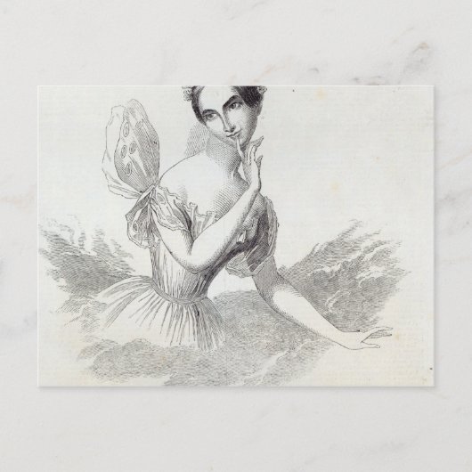 Mdlle Lucile Grahn Briefkaart (Voorkant)