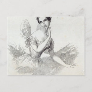 Mdlle Lucile Grahn Briefkaart