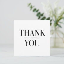 Mdoern Typografie Bold Bedankt!