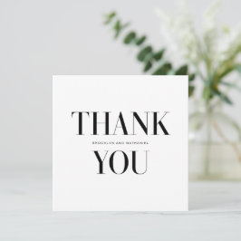 Mdoern Typografie Bold Bedankt!