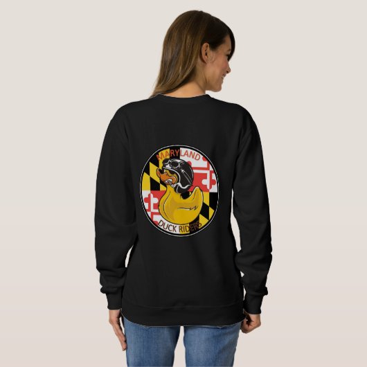 MDRiders front Logo back Sweat-Shirt Trui (Achterkant volledig)