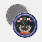 MDRS Crew 188 Magnetische Button Magneet (Voorkant / Achterkant)
