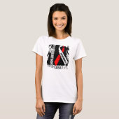 MDS Awareness Grunge Ribbon T-shirt (Voorkant volledig)