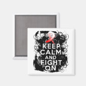 MDS Bewustmaking Houd kalm en vecht aan Magneet (Voorkant / Achterkant)