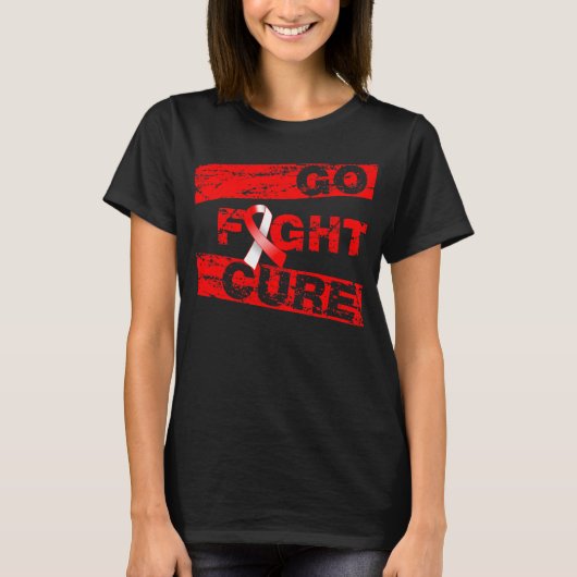 MDS Go Fight Cure T-shirt (Voorkant)
