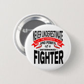 MDS (Myelodysplastische Syndromen) Bepaalde Vechts Ronde Button 5,7 Cm (Voorkant /achterkant)