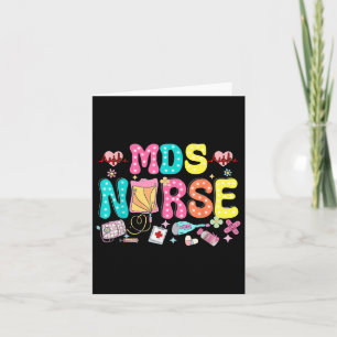MDS Nurse Heart Valentijnsdag Medische Verpleegkun Kaart