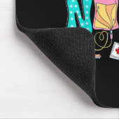 MDS Nurse Heart Valentijnsdag Medische Verpleegkun Muismat (Hoek)