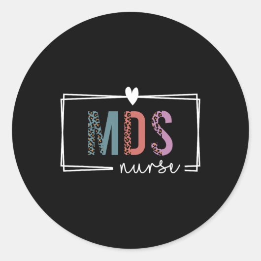 MDS Nurse MDS Nurse Day Ronde Sticker (Voorkant)