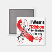 MDS Ribbon Hero in Mijn leven Magneet (Voorkant / Achterkant)
