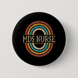 MDS Verpleegkundige Ronde Button 5,7 Cm