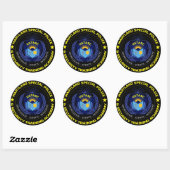 MDSPOSA Officiële Logo-Sticker Ronde Sticker (Vel)