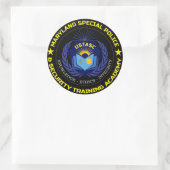 MDSPOSA Officiële Logo-Sticker Ronde Sticker (Tas)